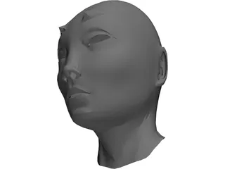 Devil Head 3D Model preview