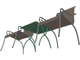 Chairs 3D Model preview