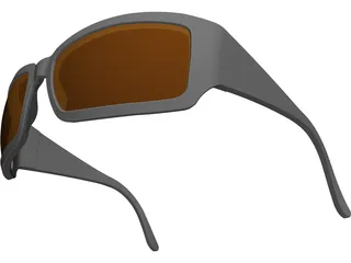 Sunglasses Plastic 3D Model preview