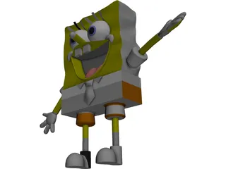 Sponge Bob 3D Model preview