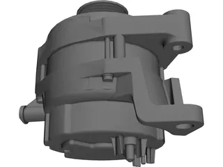 Alternator 3D Model preview