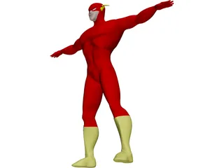 Flash [Justice League] 3D Model preview