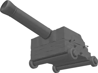 Cannon 3D Model preview