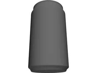 Can Aluminum 3D Model preview