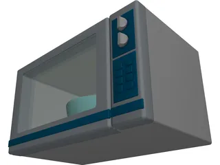 Microwave Oven 3D Model preview