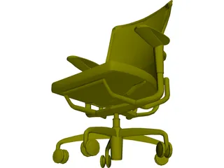 Allsteel Chair 1 3D Model preview