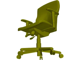Allsteel Chair 3 3D Model preview