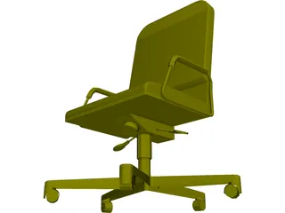 Allsteel Chair 4 3D Model preview