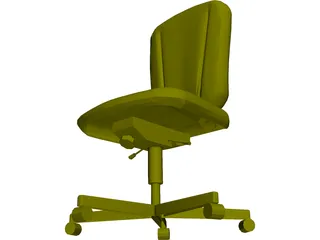 Allsteel Chair 6 3D Model preview