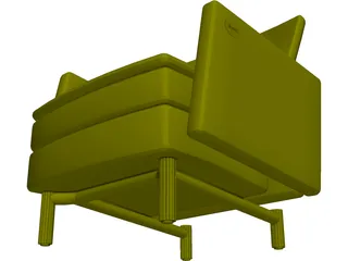 Allsteel Chair 7 3D Model preview