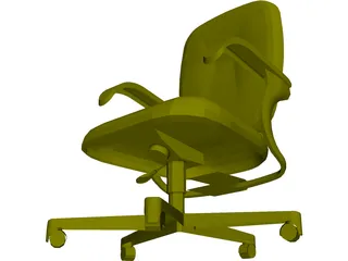 Allsteel Chair 8 3D Model preview