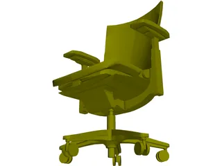 Allsteel Chair 9 3D Model preview