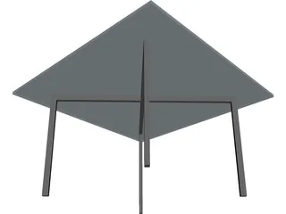 Mies van der Rohe-Barcelona Table 3D Model preview