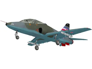 BAE Hawk G-4 Soko 3D Model preview