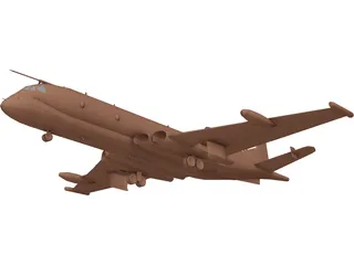 Hawker Siddeley Nimrod 3D Model preview
