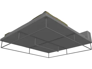 Ile Bed - Living Divani 3D Model preview