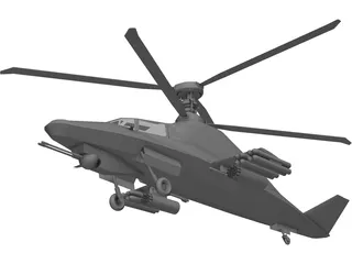 Kamov Ka-58 3D Model preview