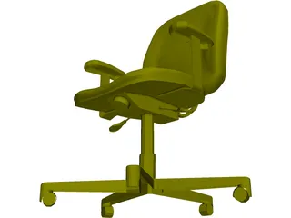 Allsteel Chair 11 3D Model preview