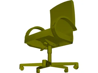 Allsteel Chair 12 3D Model preview