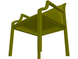 Allsteel Chair 13 3D Model preview