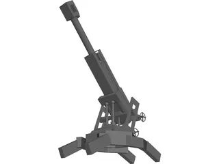 Funny Cannon 3D Model preview