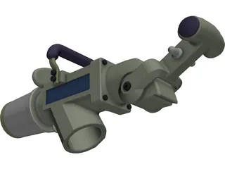 Large Refuelling Nozzle 3D Model preview