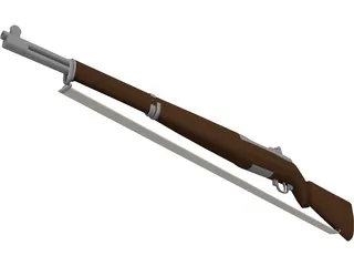 M-1 Garand 3D Model preview
