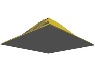 Alien Pyramid 3D Model preview