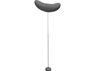 Floor Lamp Noguchi 3D Model preview