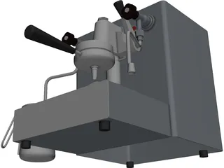 ECM Espresso Machine 3D Model preview