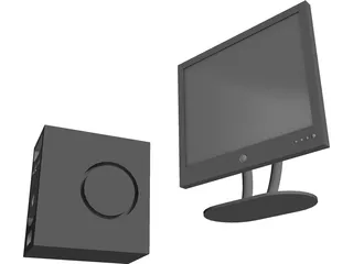 Dell Computer 3D Model preview