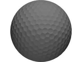 Golf Ball 3D Model preview