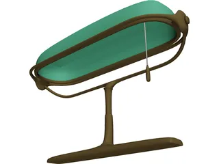 Wall Street Lamp 3D Model preview
