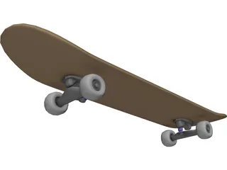 Skateboard 3D Model preview