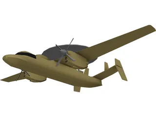 AWACS 3D Model preview