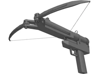 Crossbow Pistol 3D Model preview