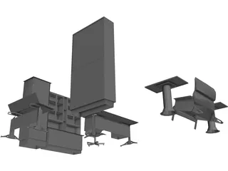 Room Interior 3D Model preview