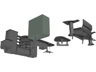 Room Interior 3D Model preview