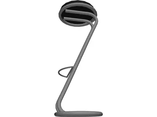 Barstool 3D Model preview