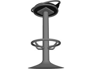 Barstool Dolly 3D Model preview