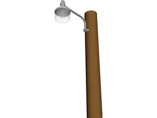 Street Lamp 3D Model preview