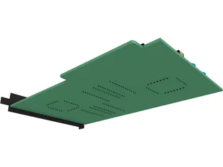 Small Circuitboard 3D Model preview