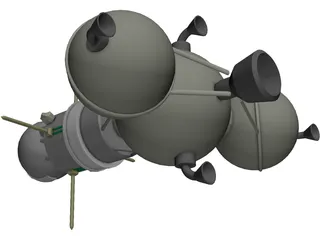 Luna 16 3D Model preview