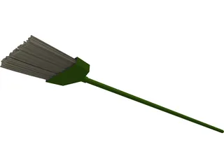 Sweep Broom 3D Model preview