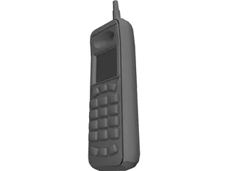 Cordless Phone 3D Model preview