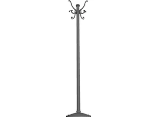 Hat Rack 3D Model preview