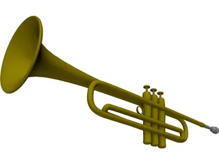 Trumpet 3D Model preview
