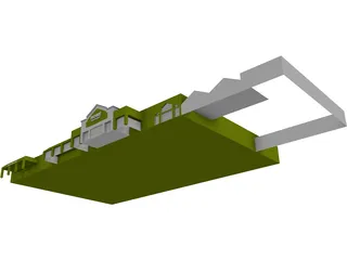 Retail Building 3D Model preview