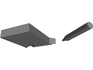 Box of Crayons 3D Model preview