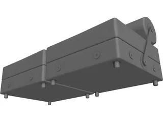 Todo Modo Sofa 3D Model preview
